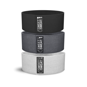 Sweet Sweat® Durable & Versatile Fitness Hip Bands 3PK