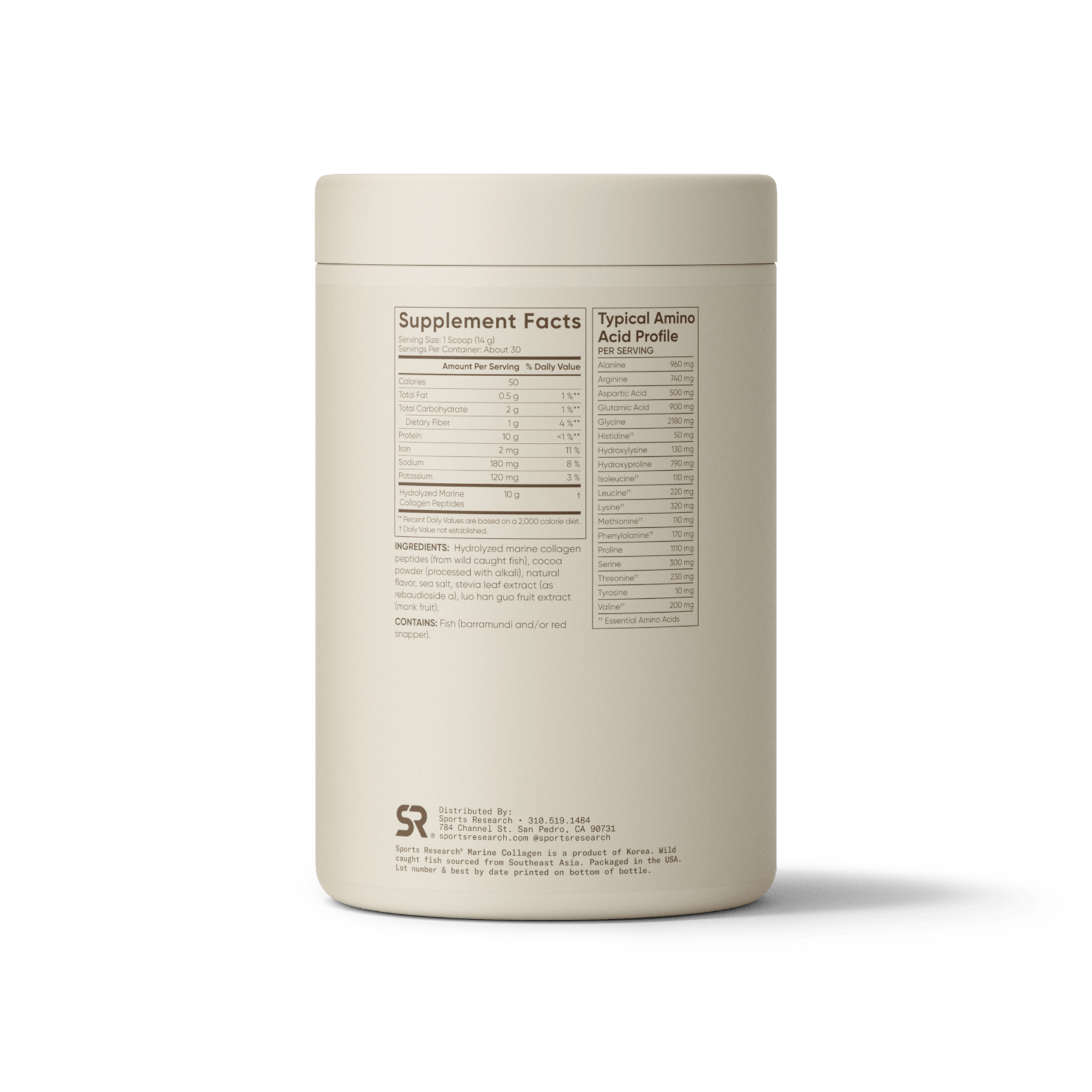 Marine Collagen Peptides Dark Chocolate (30 servings) - 15.3oz - Image 4