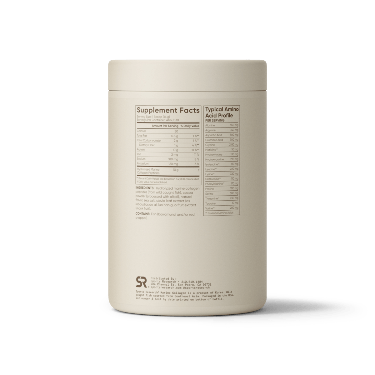 Marine Collagen Peptides Dark Chocolate (30 servings) - 15.3oz - Image 5