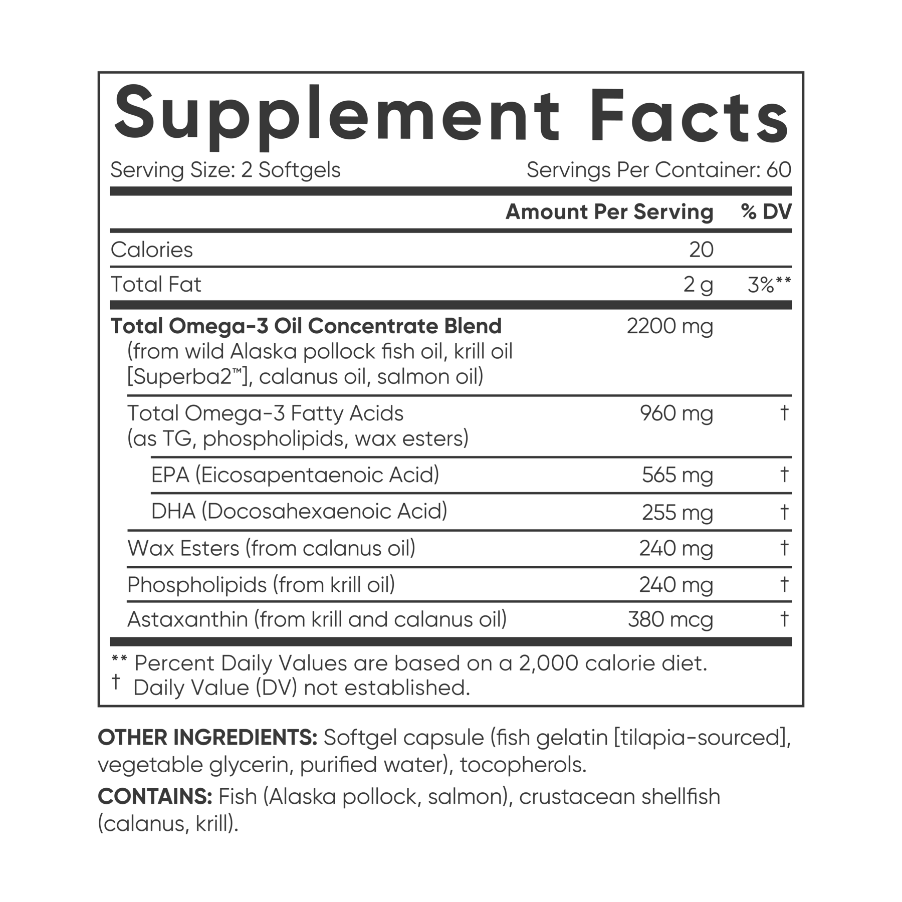 Total Omega-3 1100mg (120 softgels) - Image 3