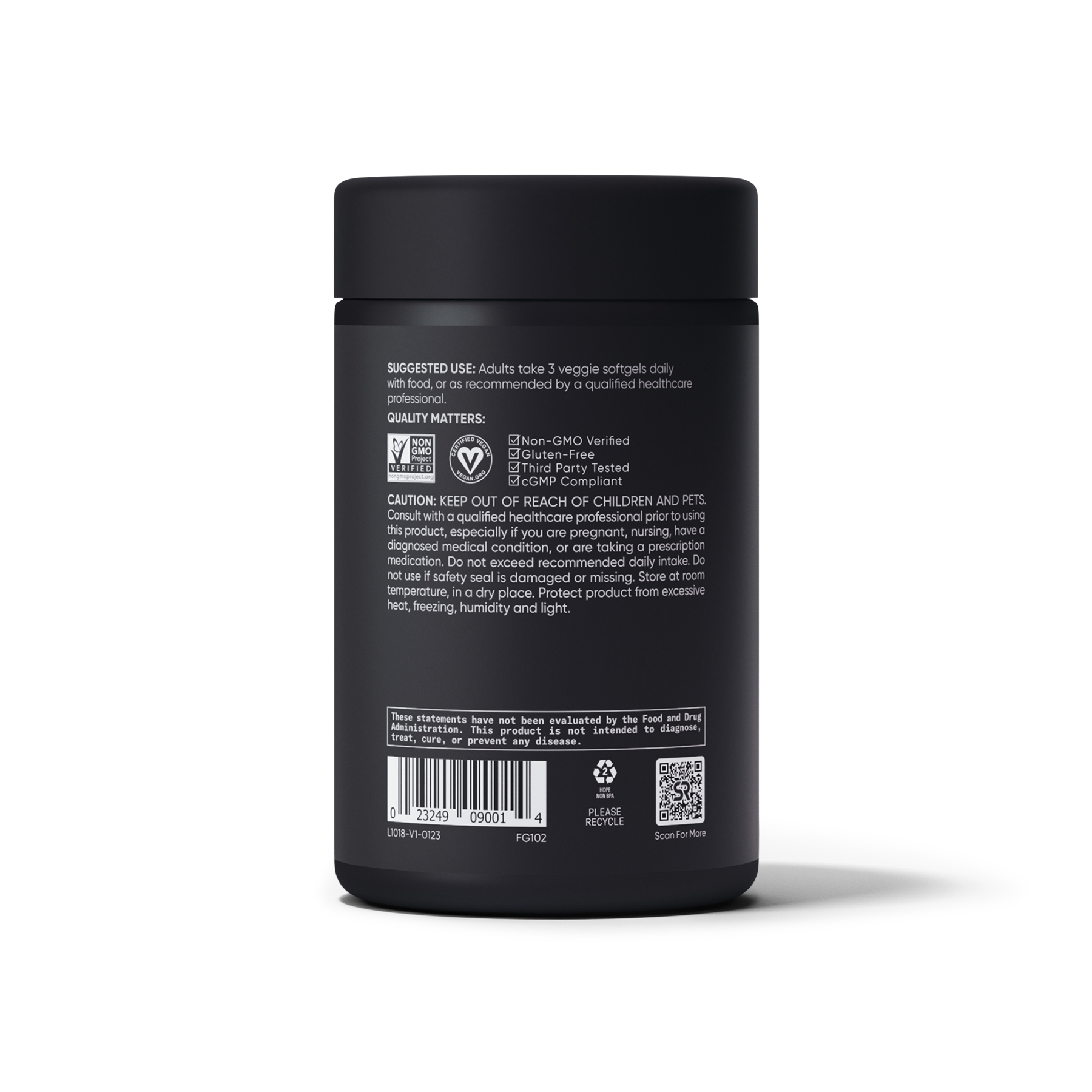 Coconut Oil Virgin Organic 1000mg (120 veggie softgels) - Image 2