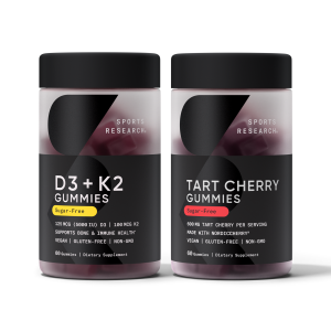 Vegan Vitamin D3 + K2 & Tart Cherry Gummies Bundle