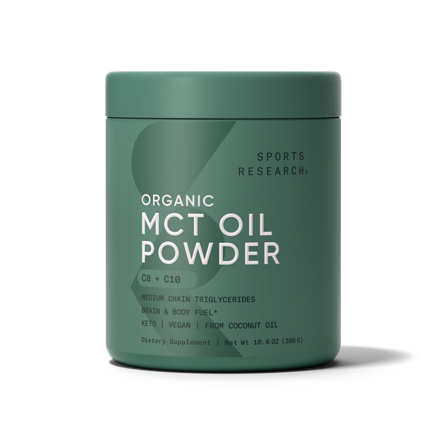 MCT Oil Powder Organic Unflavored (30 servings) - 10.6oz