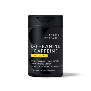 L-Theanine + Caffeine (60 softgels)